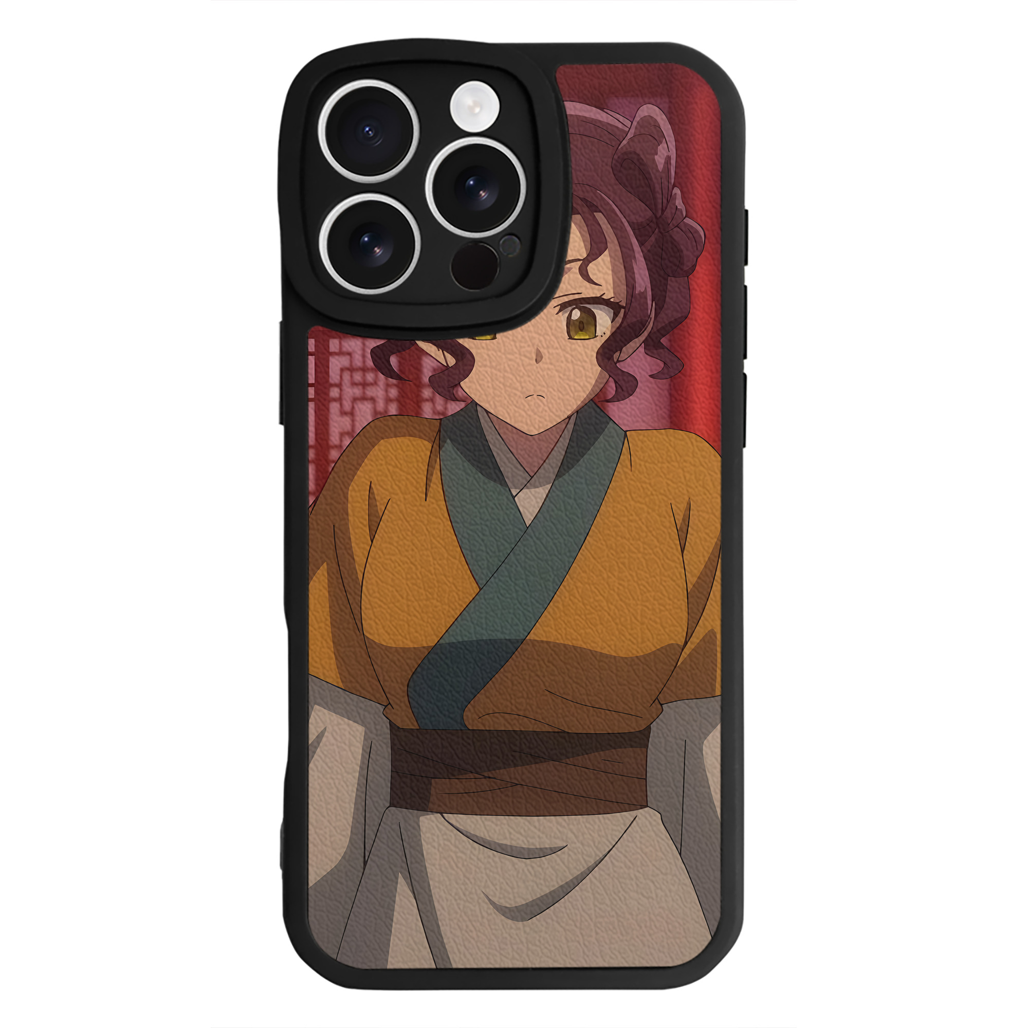 （画像用） 薬屋のひとりごと The Apothecary Diaries 【iPhone 16シリーズ対応】シリコンスマホケース（レザー調） 材質：シリコン